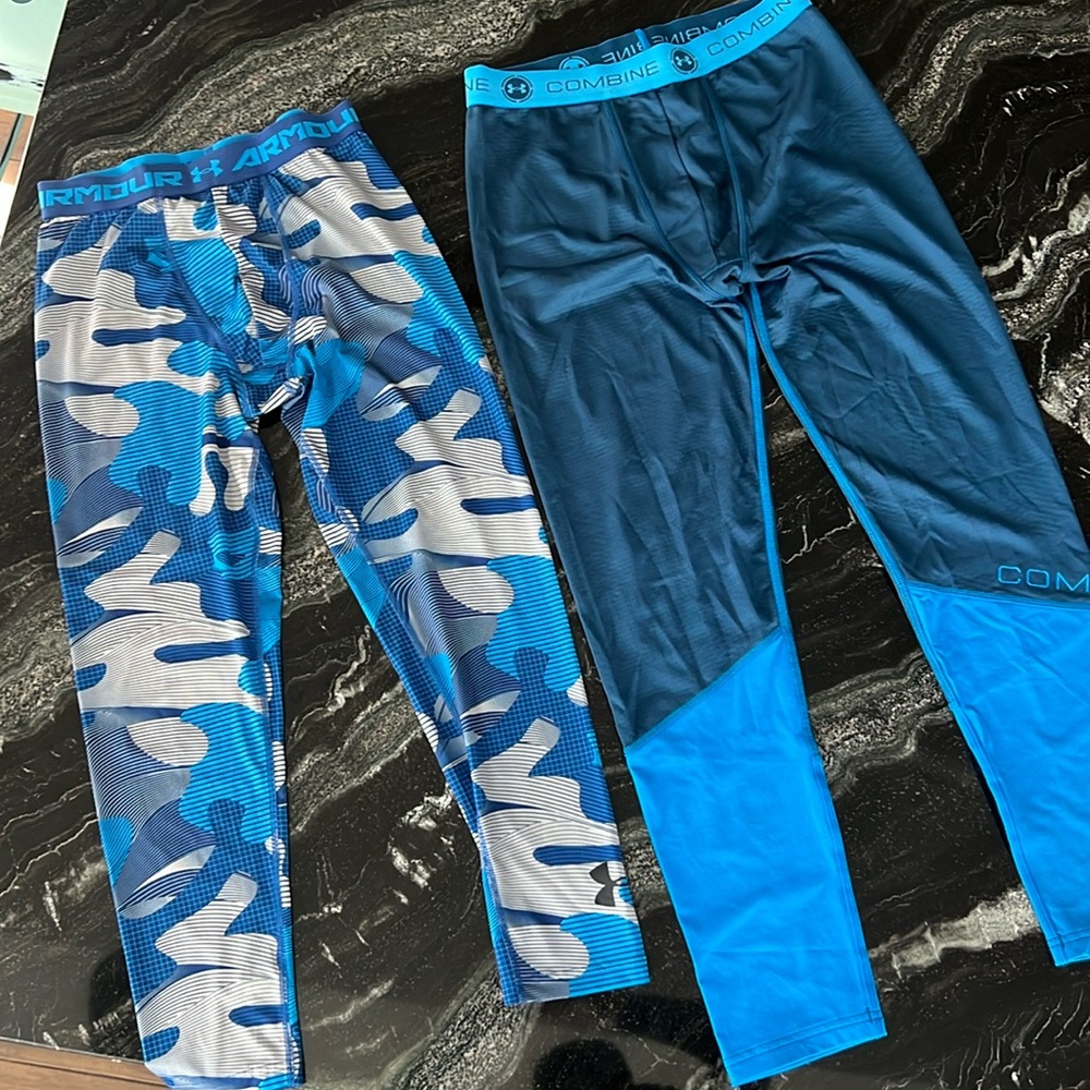 Under Armour Base Layer Cold Gear Pants, Size Large